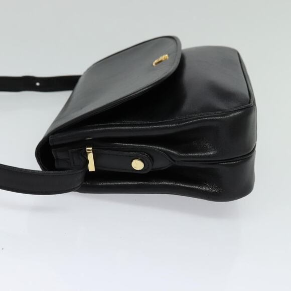 DIOR Shoulder Bag Leather Black Gold - Picture 4 of 16